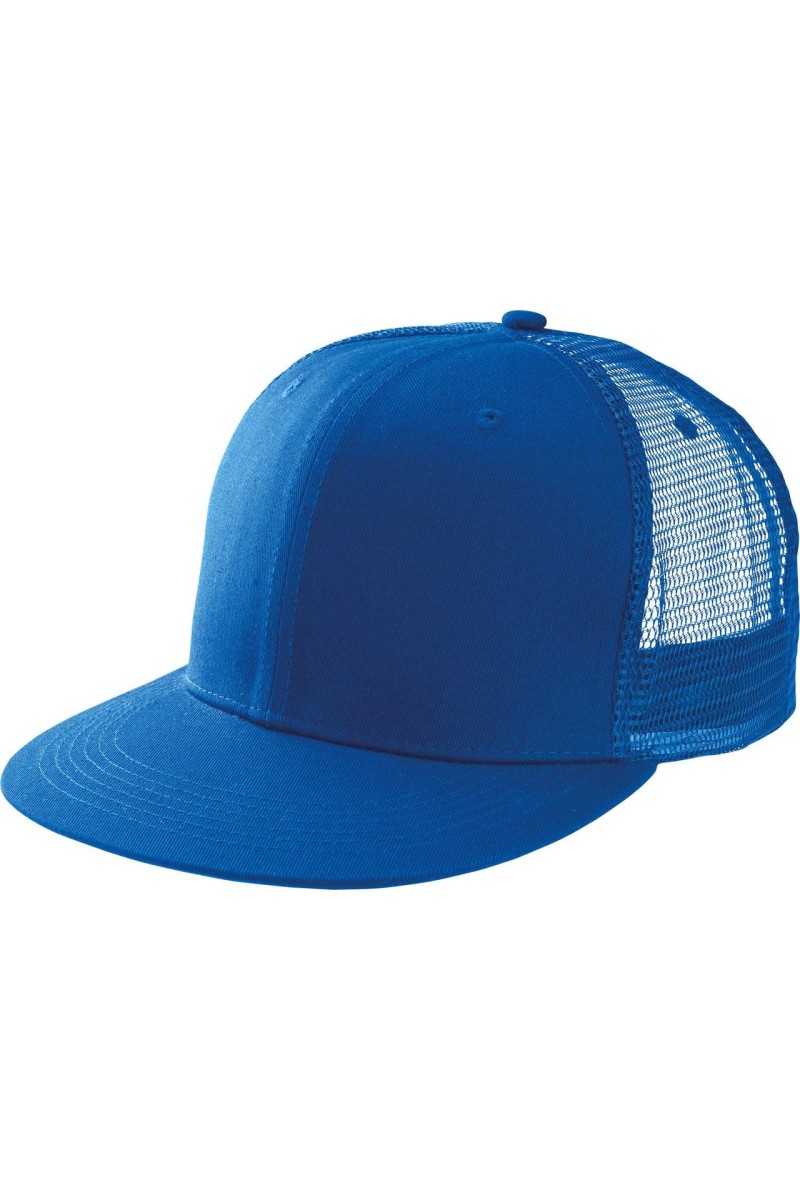 TRUCKER FLAT PEAK CAP - 6 PANELS