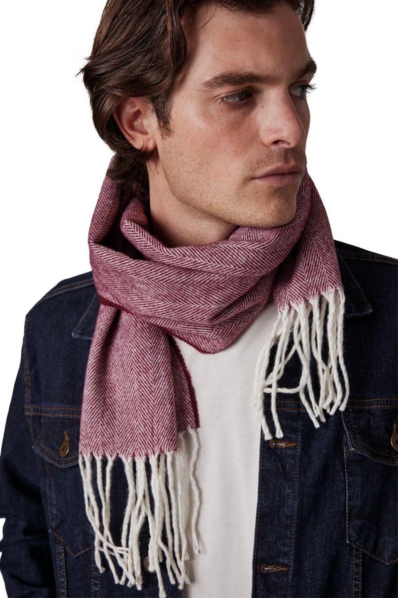 FRINGED SCARF