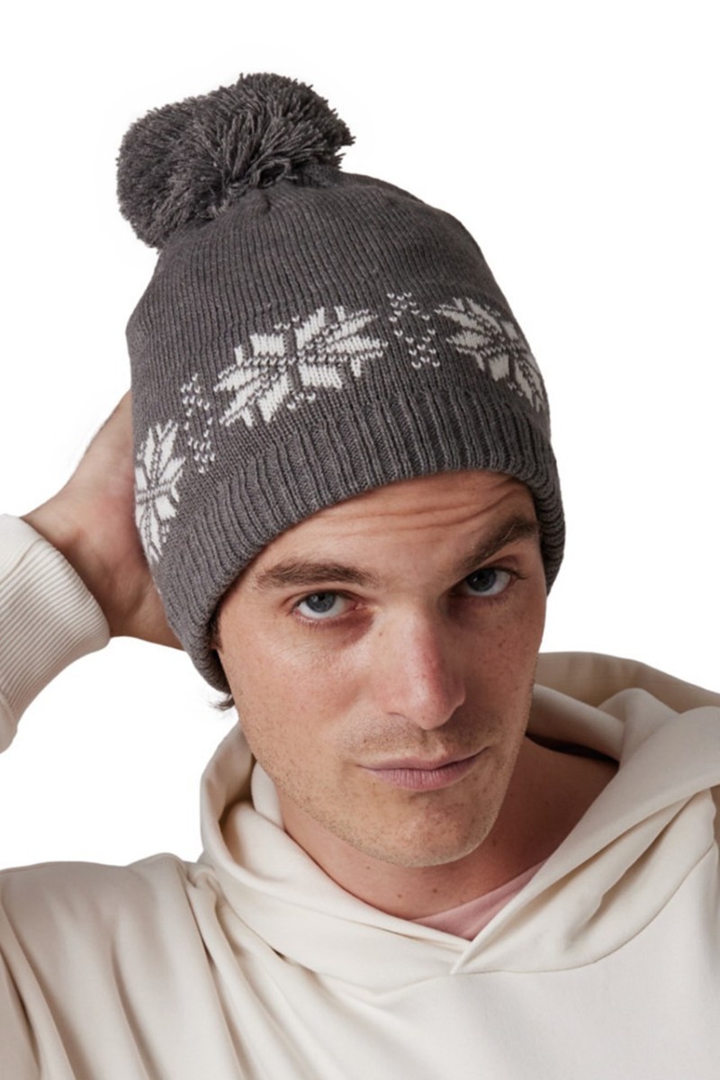 FAIR ISLE KNIT BEANIE