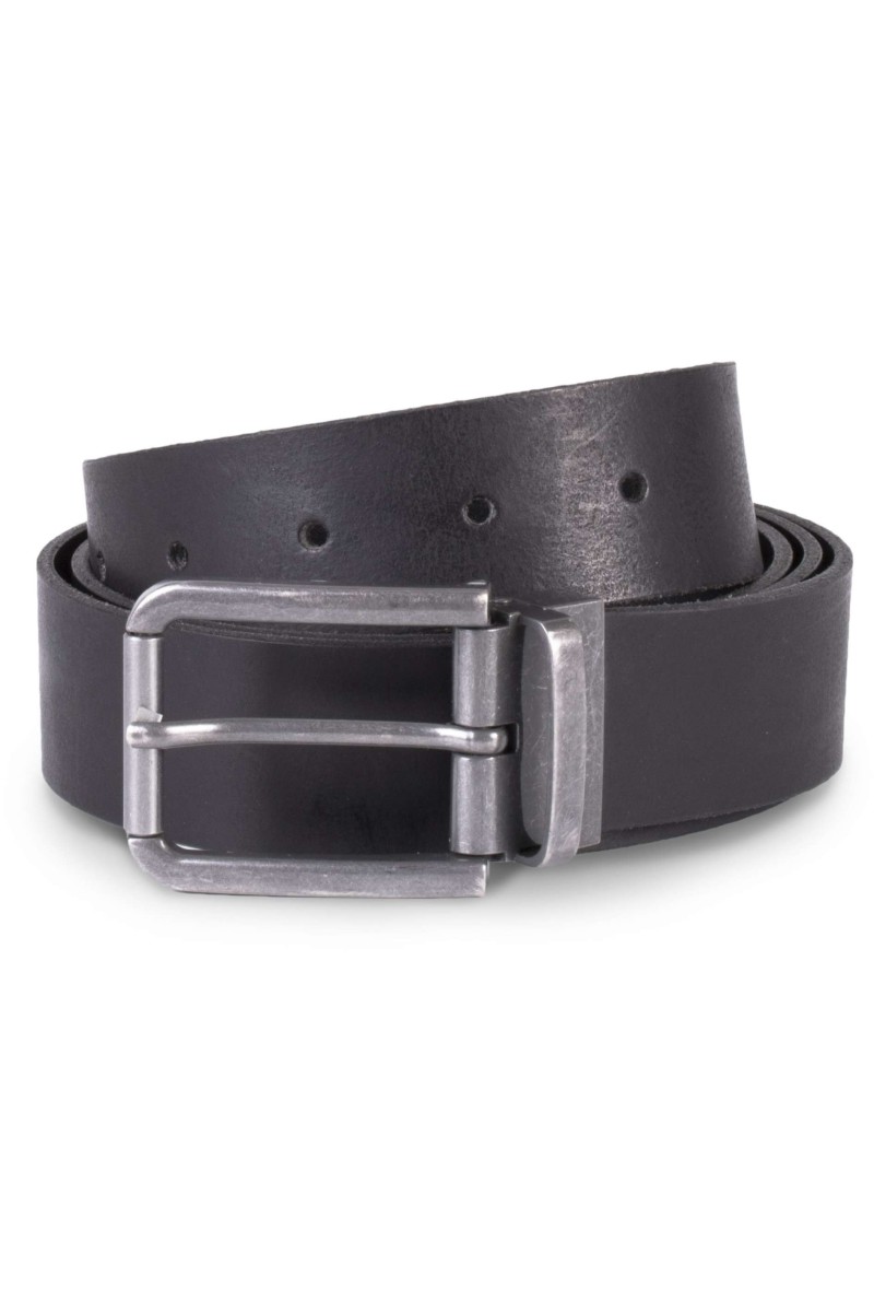 CUREA DIN PIELE CU MARGINI BRUTE - 35MM