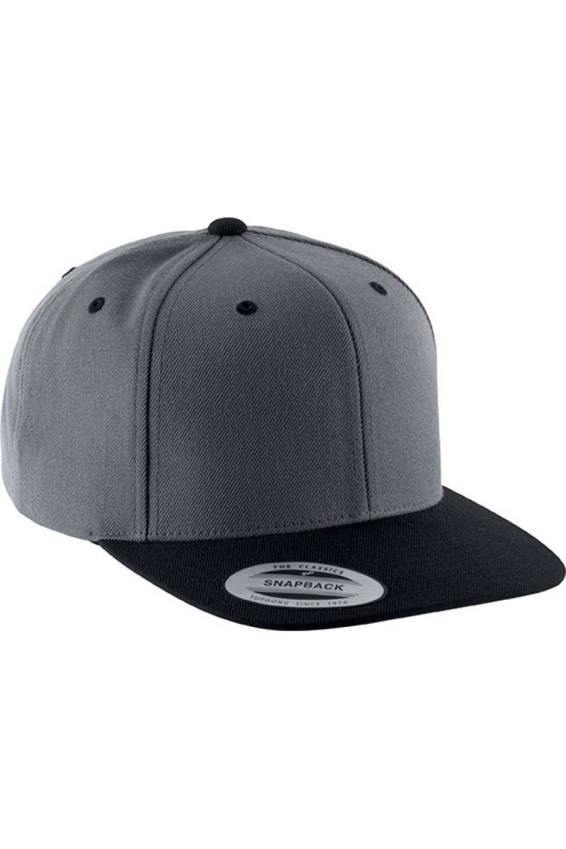 FLAT PEAK CAP - 6 PANELS
