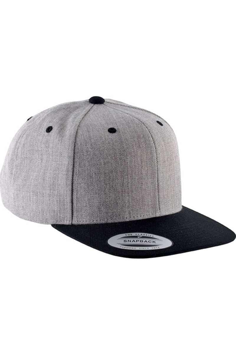 FLAT PEAK CAP - 6 PANELS