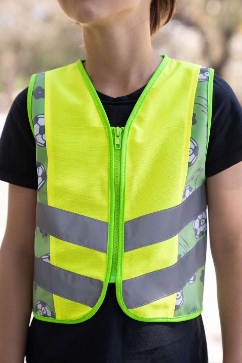 VESTĂ DE SIGURANȚĂ PENTRU COPII (CO2 NEUTRU) - ACȚIUNE