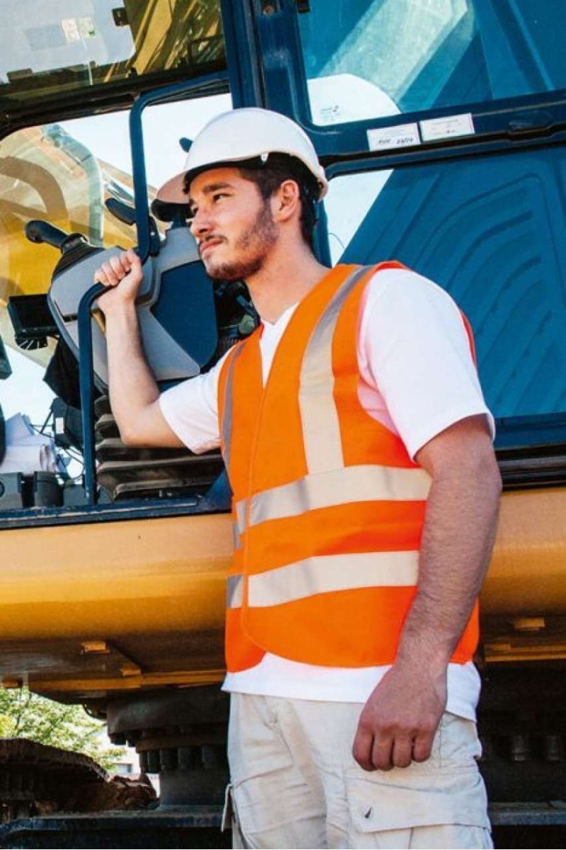 SAFETY / FUNCTIONAL VEST "HANNOVER" - FOUR REFLECTIVE STRIPES