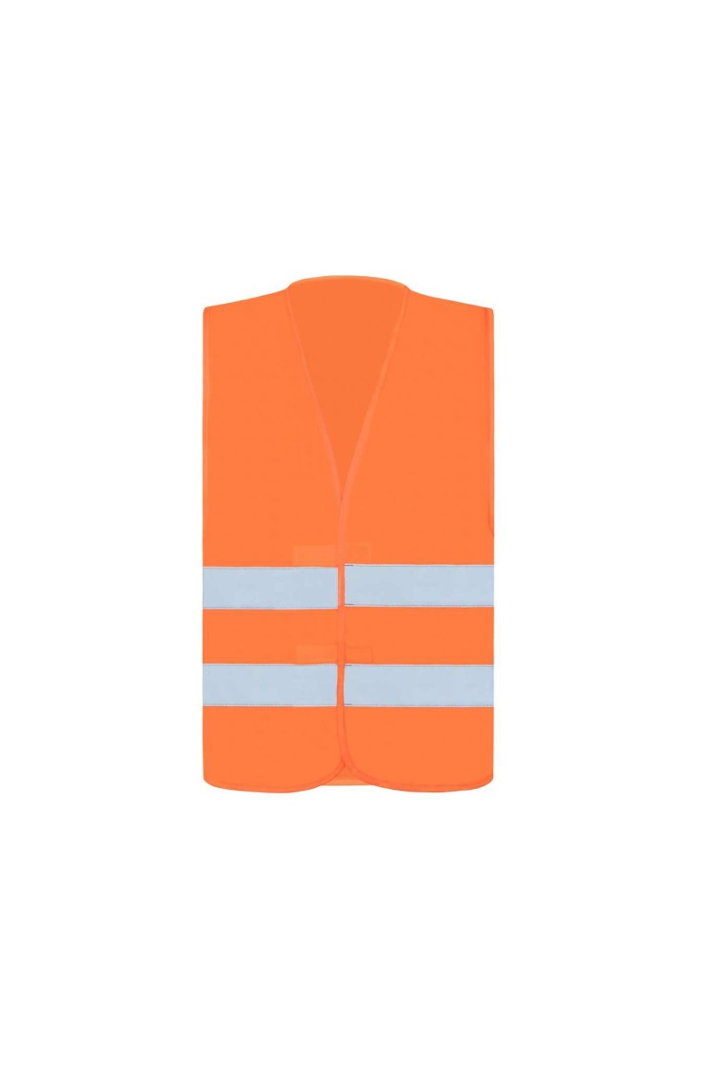VESTĂ DE SIGURANȚĂ DE BAZĂ PENTRU IMPRIMARE "KARLSRUHE" - 2 VELCRO