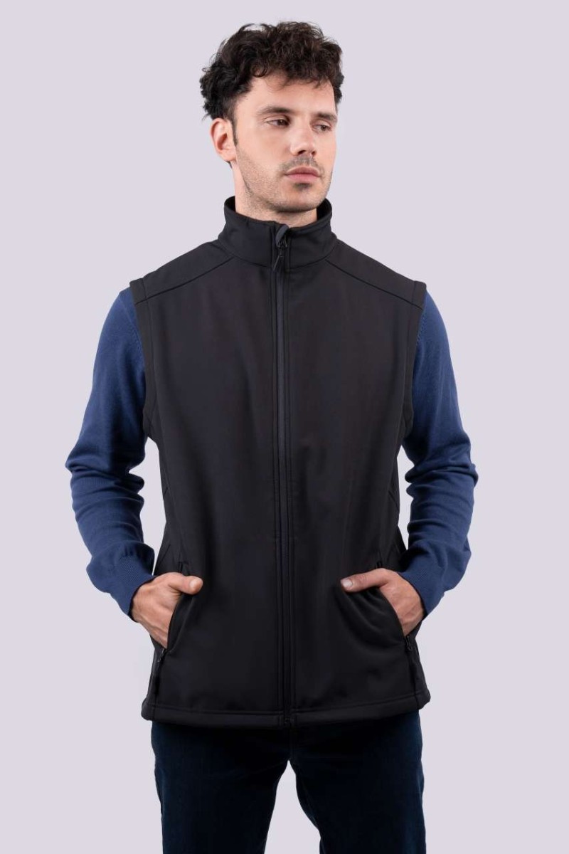 MEN’S 3-LAYER SOFTSHELL BODYWARMER
