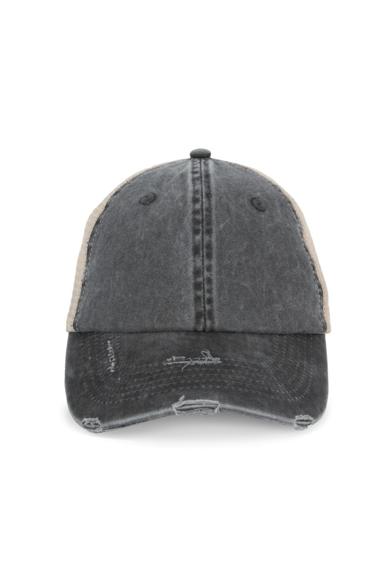 ECO-FRIENDLY UNISEX RUPT EFECT TRUCKER CAP