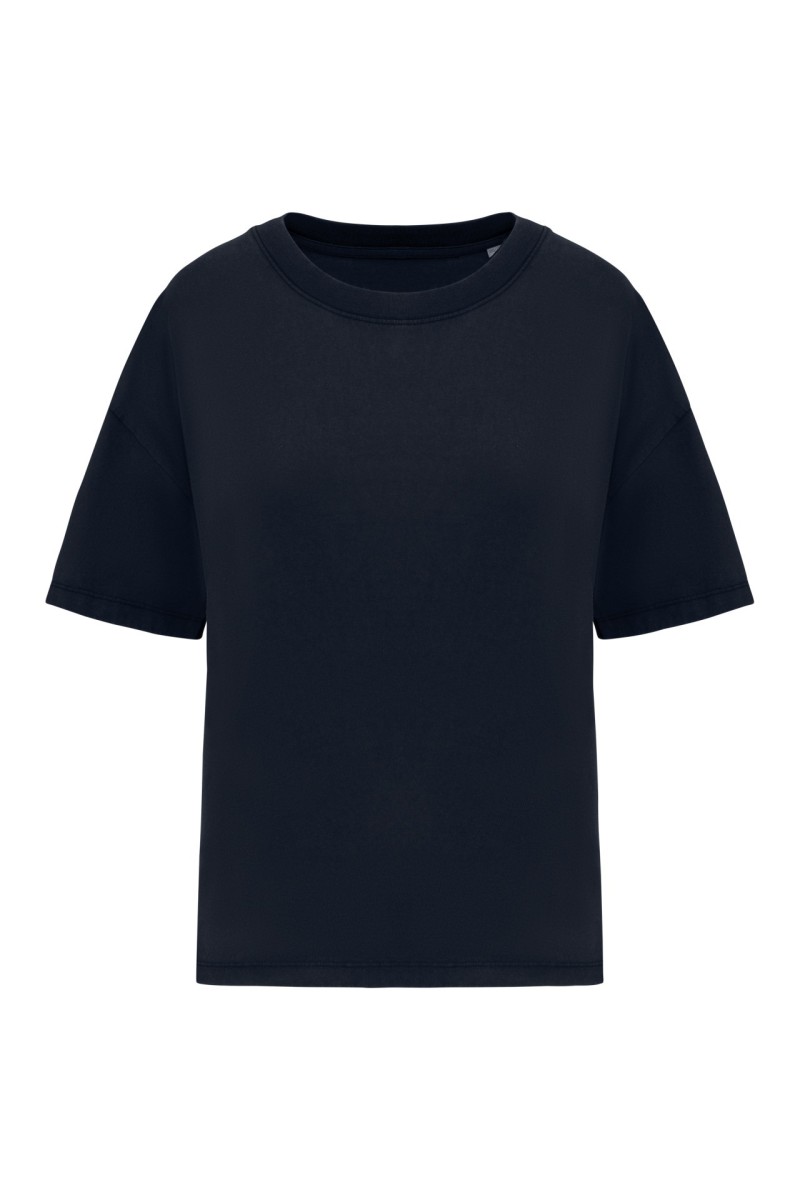 LADIES’ WASHED EFFECT OVERSIZED T-SHIRT