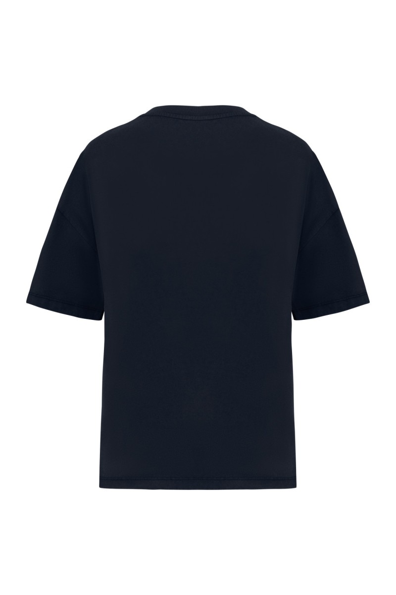 LADIES’ WASHED EFFECT OVERSIZED T-SHIRT