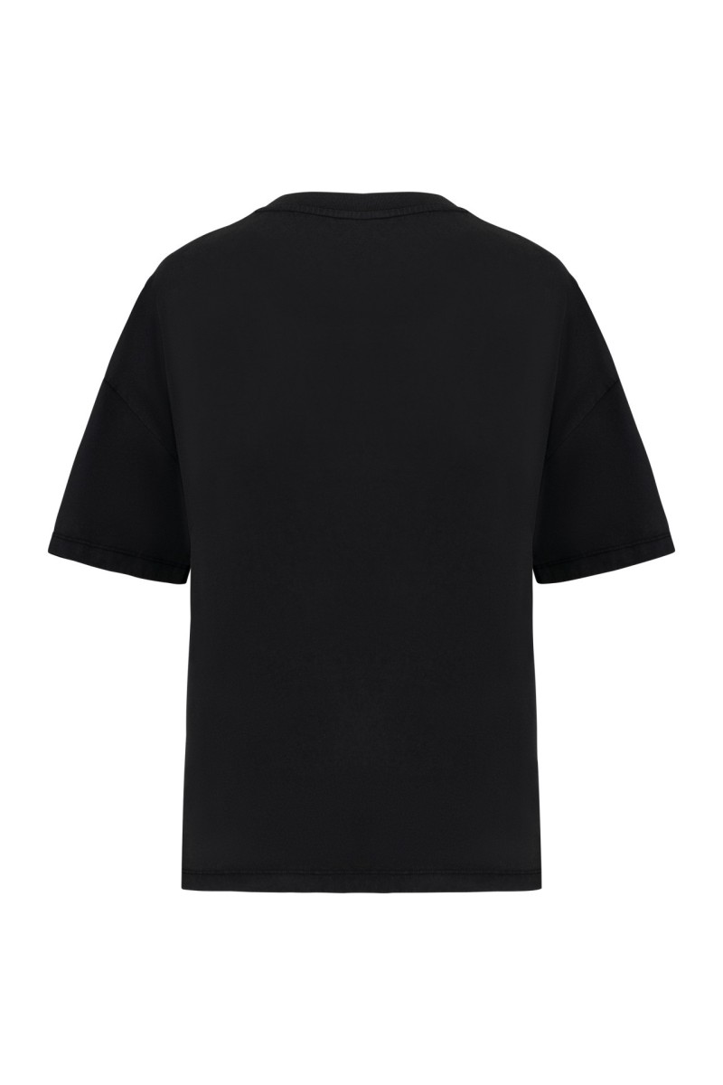 LADIES’ WASHED EFFECT OVERSIZED T-SHIRT