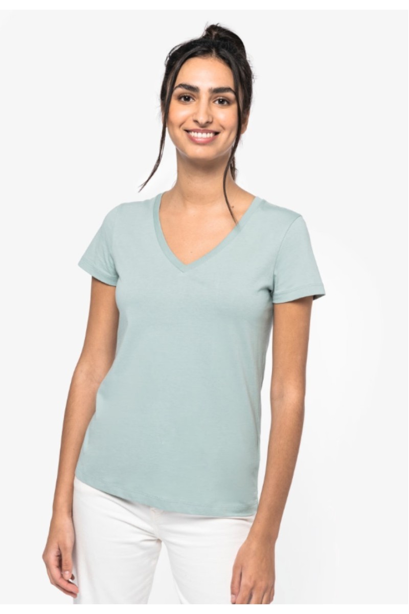 TRICOU CU DECOLTEU ÎN V PENTRU FEMEI