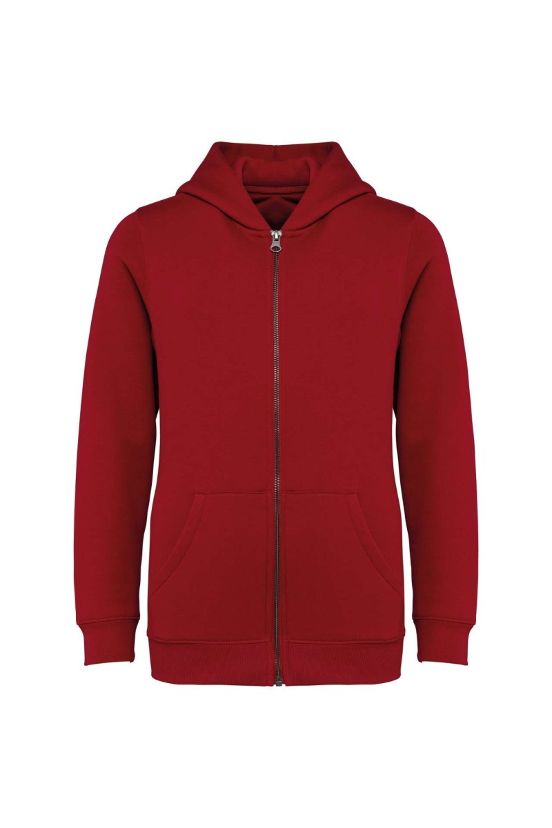 ECO-FRIENDLY KIDS’ FULL ZIP HOODED SWEATSHIRT