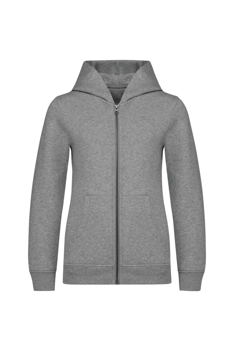 ECO-FRIENDLY KIDS’ FULL ZIP HOODED SWEATSHIRT