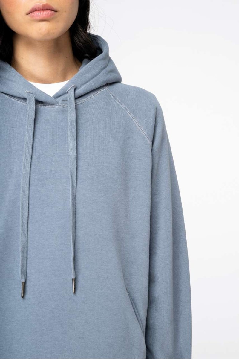 LADIES' ECO-FRIENDLY RAGLAN HOODED SWEATSHIRT