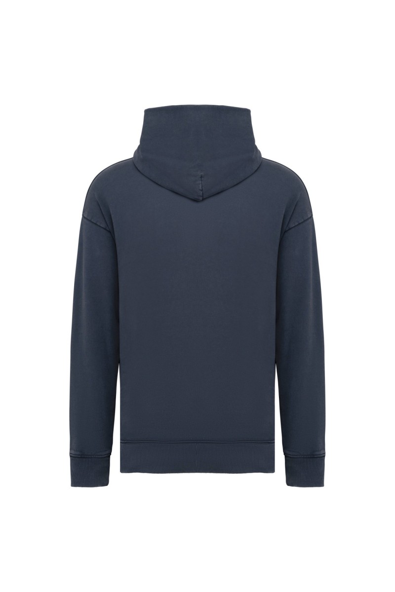 HANORAC CU GLUGĂ OVERSIZE CU EFECT DE SPĂLARE UNISEX