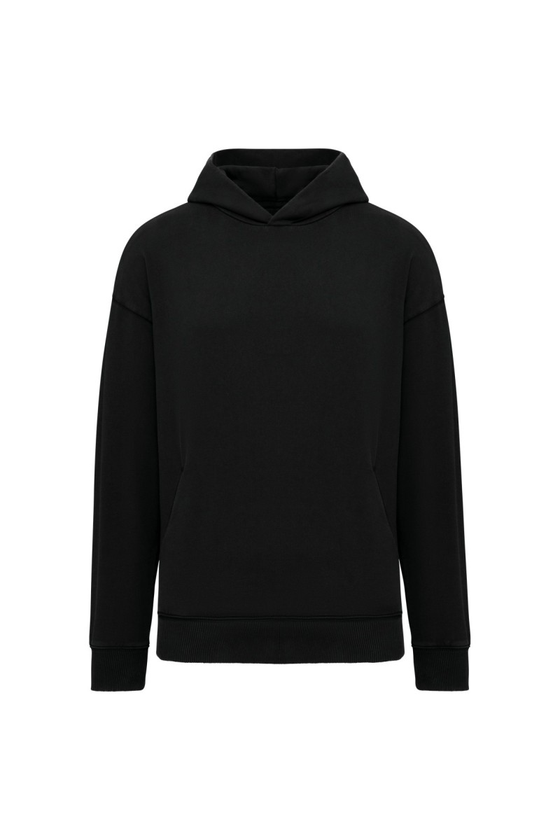 UNISEX WASHED EFFECT OVERSIZE HOODED SWEATSHIRT