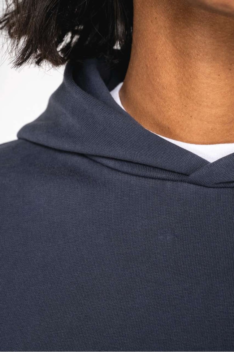 HANORAC CU GLUGĂ OVERSIZE CU EFECT DE SPĂLARE UNISEX