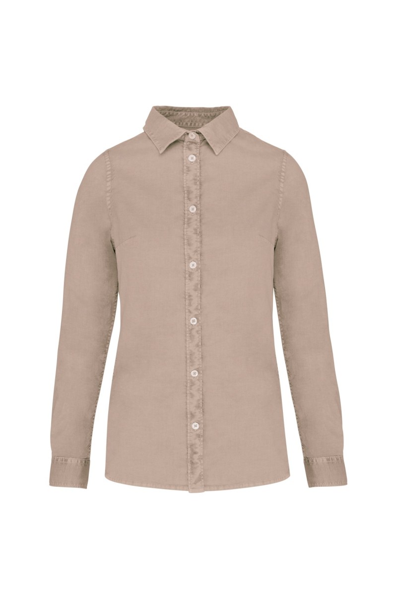 LADIES' WASHED SHIRT