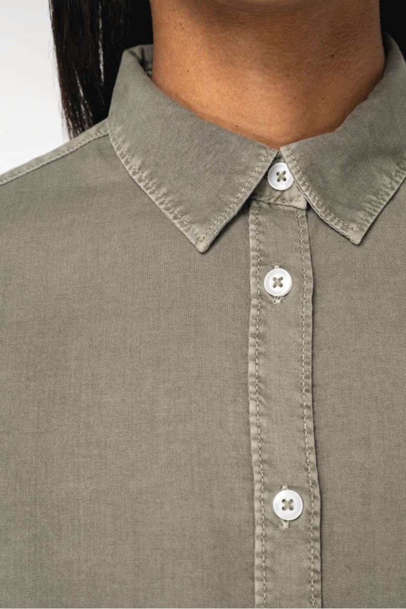 LADIES' WASHED SHIRT