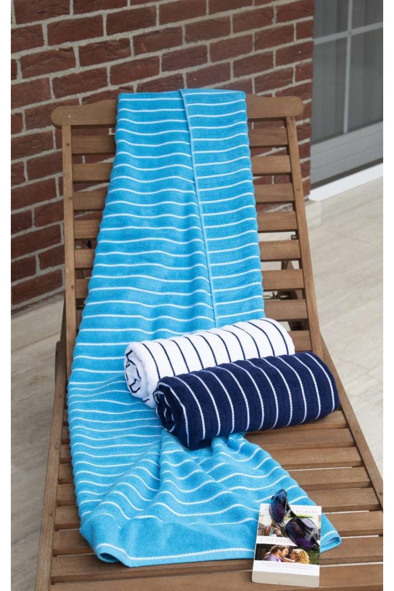 OLIMA BEACH STRIPED TOWEL