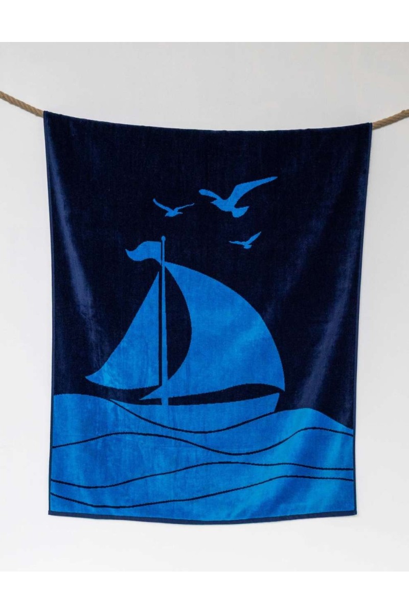 OLIMA "SAILING BOAT" YD VELOUR PROSOP DE PLAJĂ