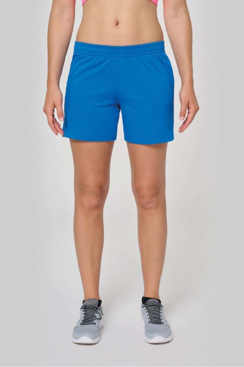 PANTALONI SCURȚI SPORT JERSEY PENTRU FEMEI