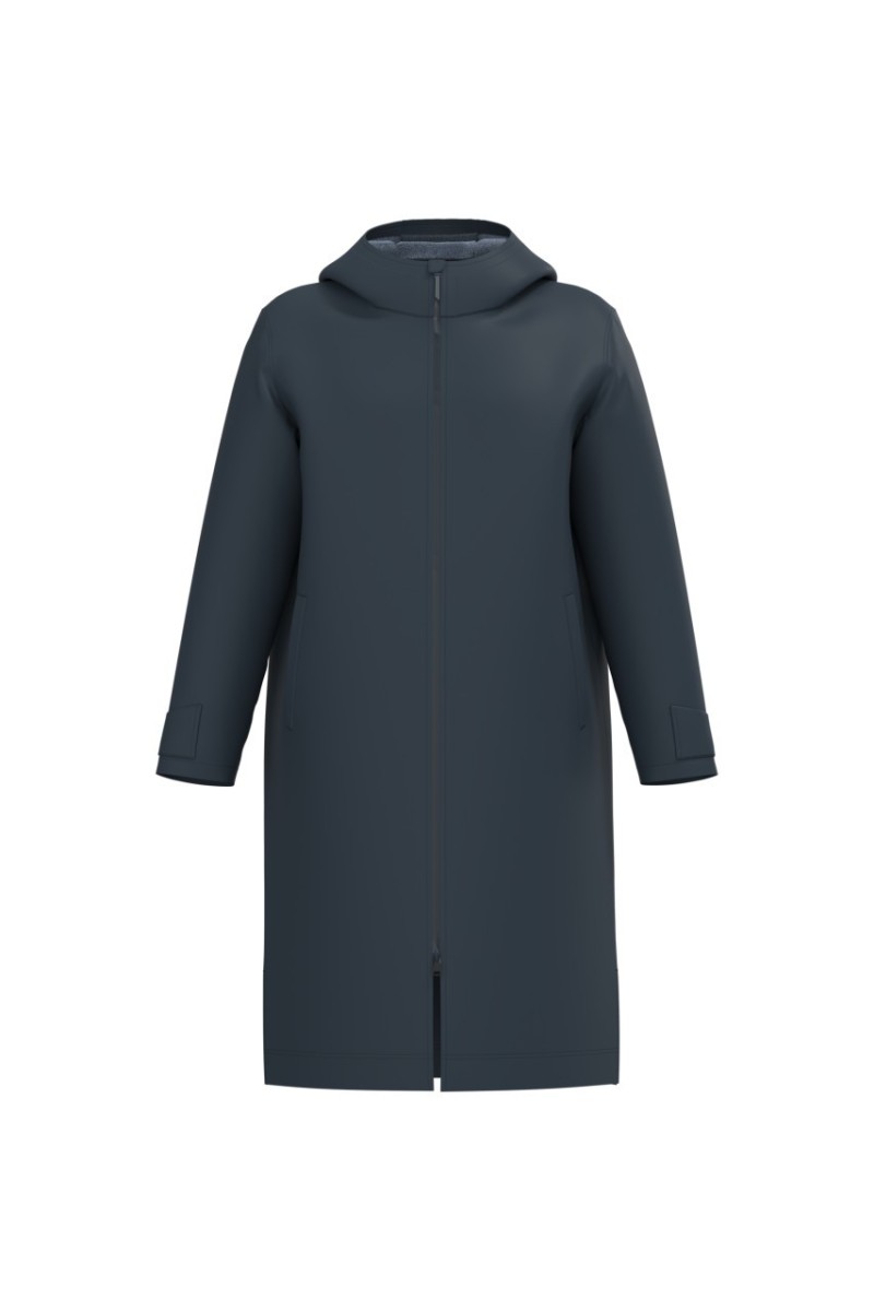 PARKA LUNGĂ UNISEX CĂPTUȘITĂ CU SHERPA
