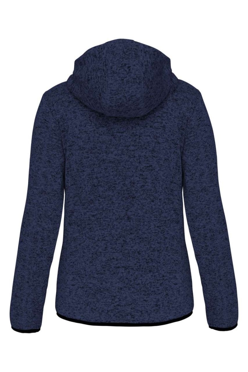 LADIES’ HEATHER HOODED JACKET