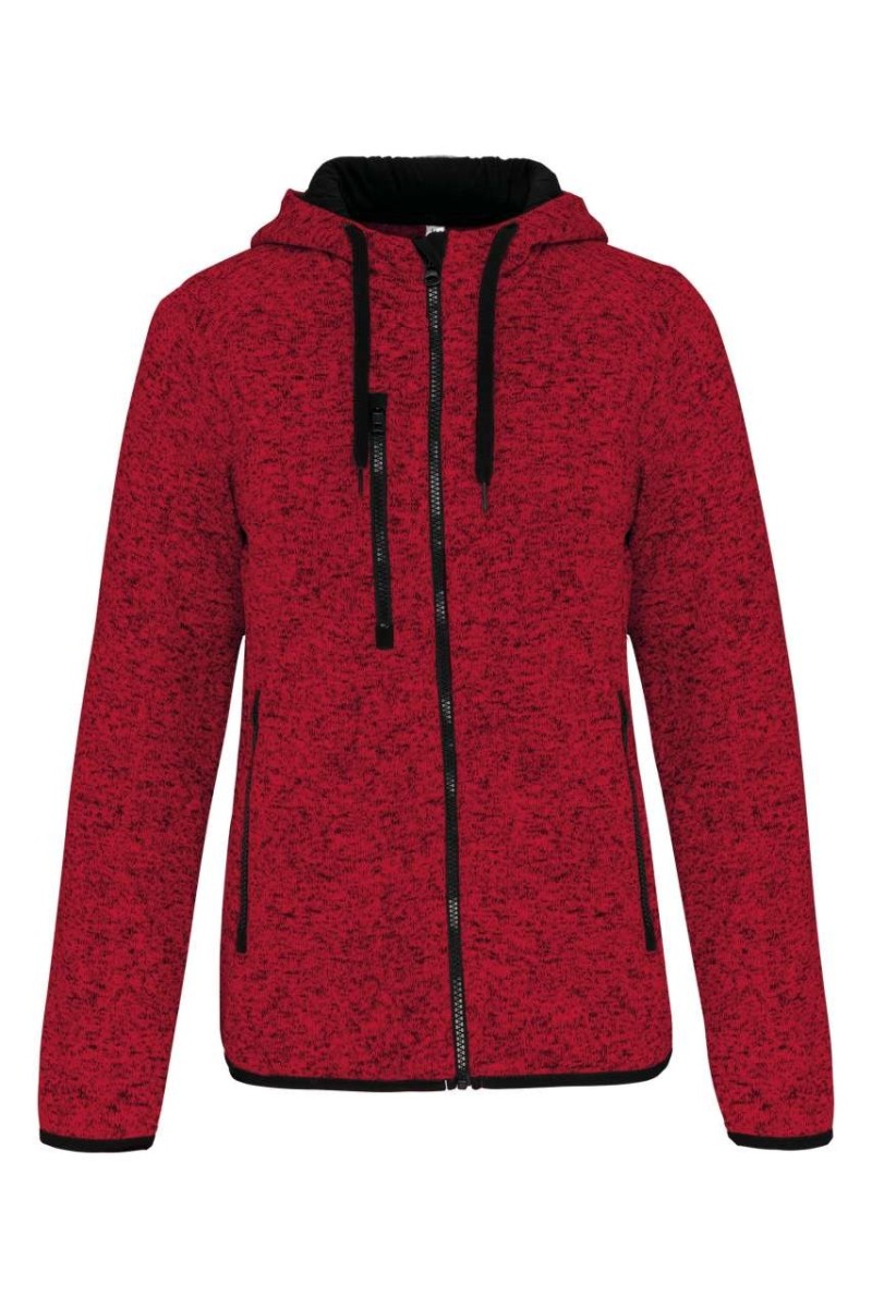 LADIES’ HEATHER HOODED JACKET