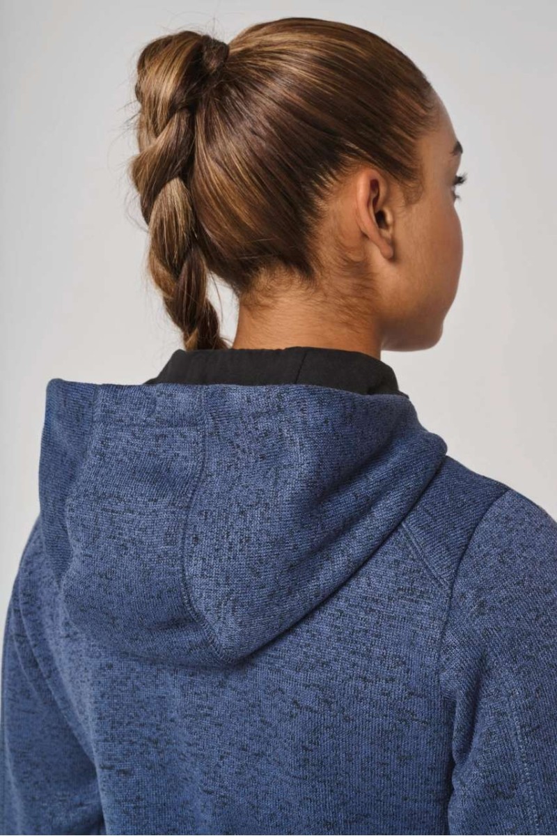 LADIES’ HEATHER HOODED JACKET