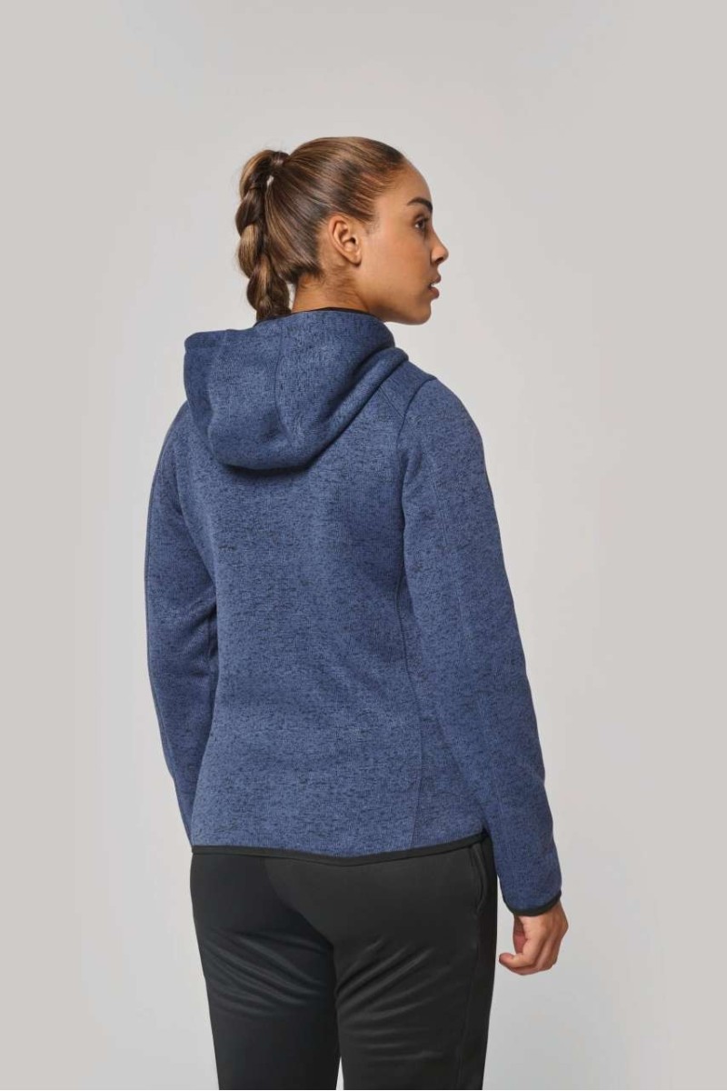 LADIES’ HEATHER HOODED JACKET