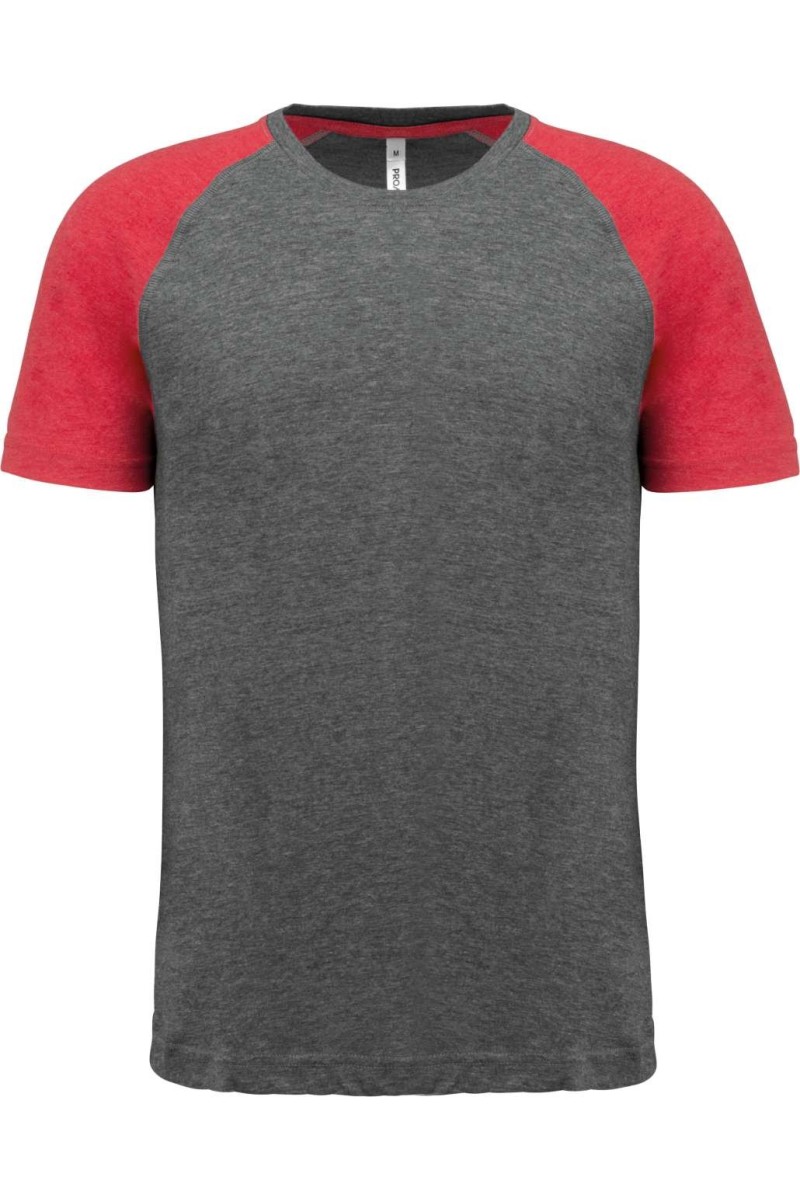 TRICOU SPORT CU MÂNECĂ SCURTĂ PENTRU ADULȚI, TRIBLEND, ÎN DOUĂ TONURI