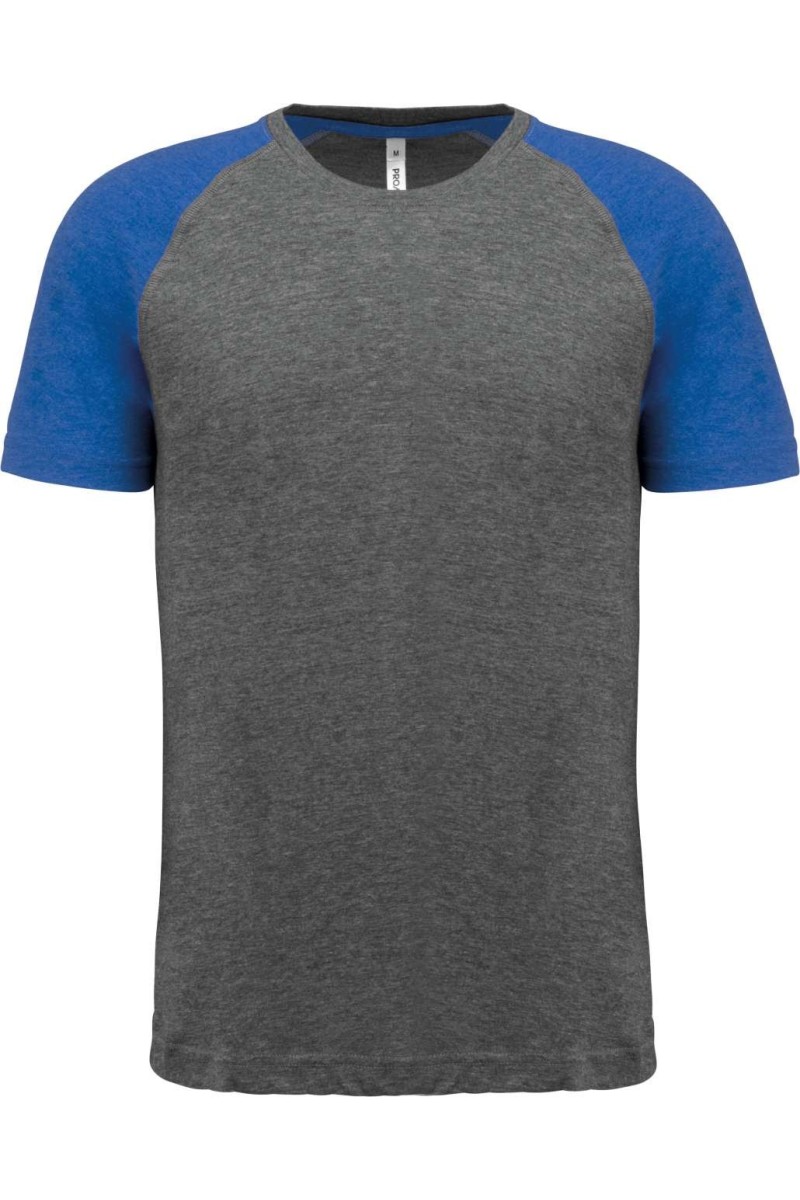 TRICOU SPORT CU MÂNECĂ SCURTĂ PENTRU ADULȚI, TRIBLEND, ÎN DOUĂ TONURI