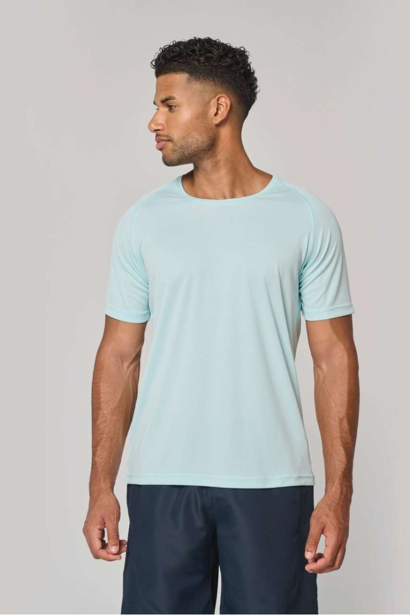 MEN'S RECYCLED ROUND NECK SPORTS T-SHIRT