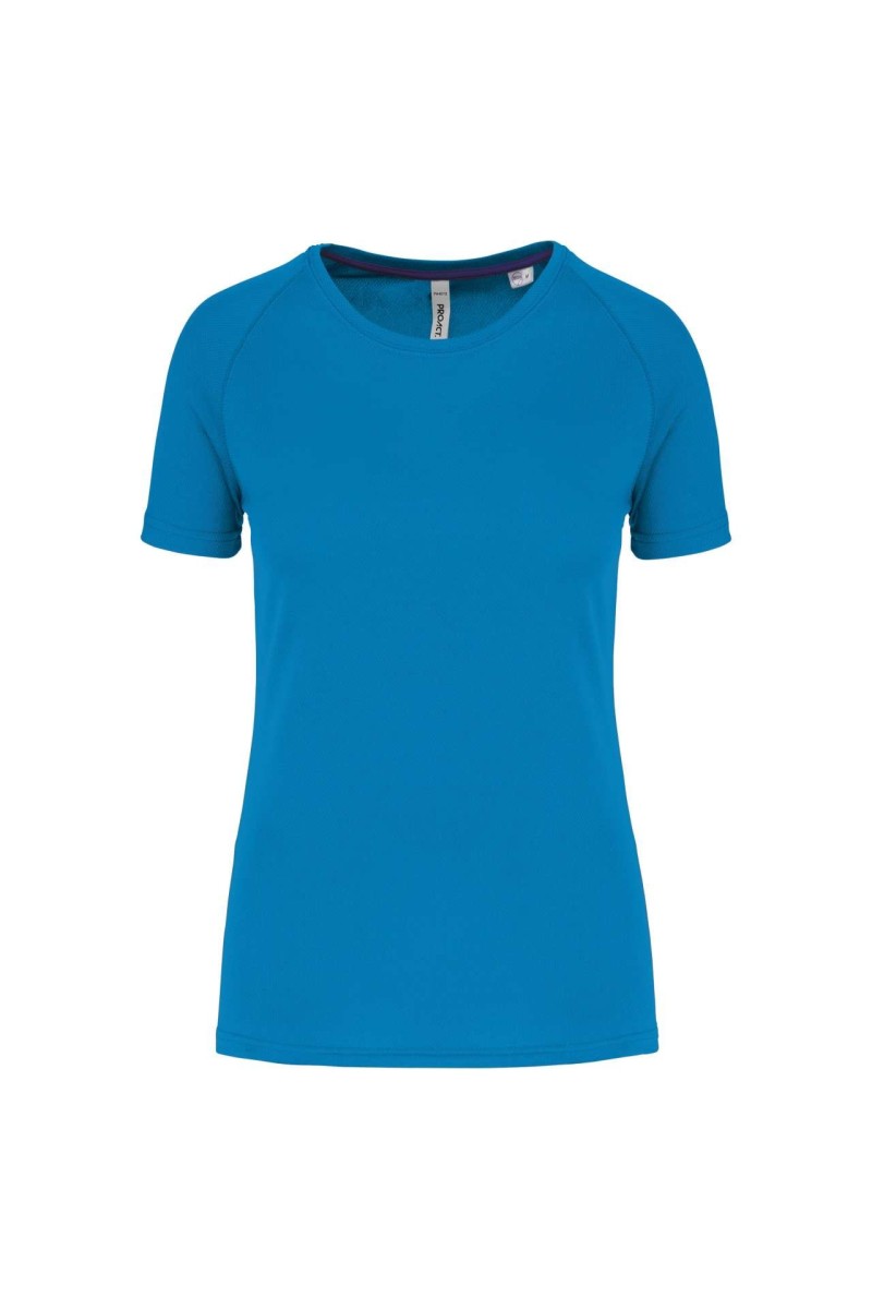 LADIES' RECYCLED ROUND NECK SPORTS T-SHIRT