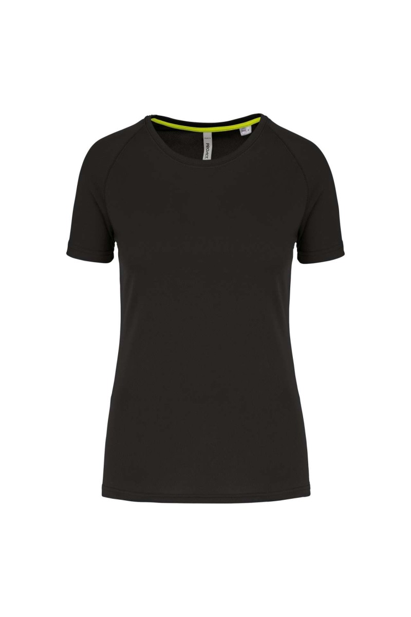LADIES' RECYCLED ROUND NECK SPORTS T-SHIRT