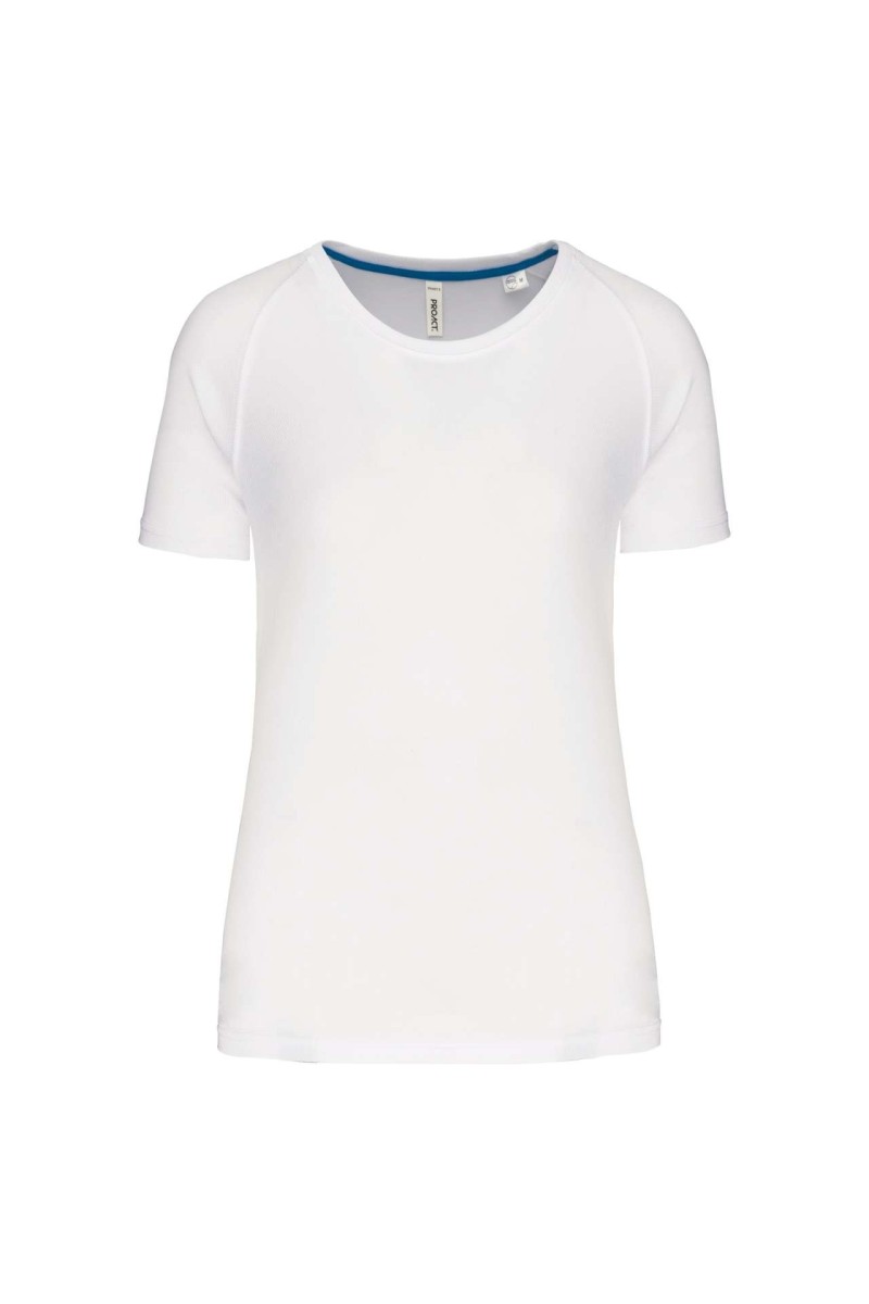 LADIES' RECYCLED ROUND NECK SPORTS T-SHIRT