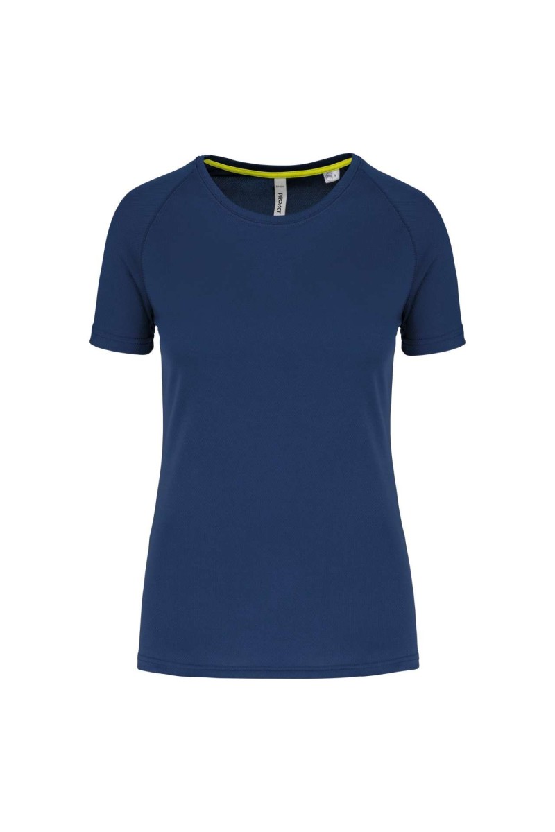 LADIES' RECYCLED ROUND NECK SPORTS T-SHIRT