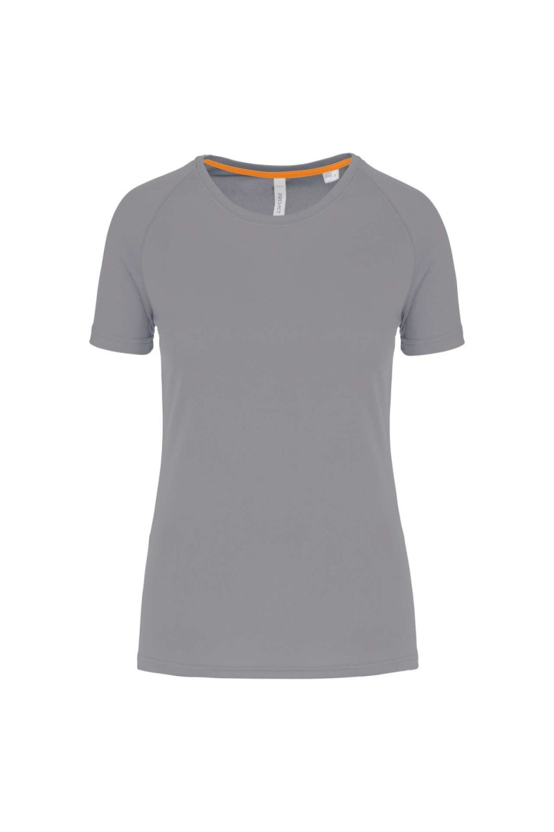 LADIES' RECYCLED ROUND NECK SPORTS T-SHIRT