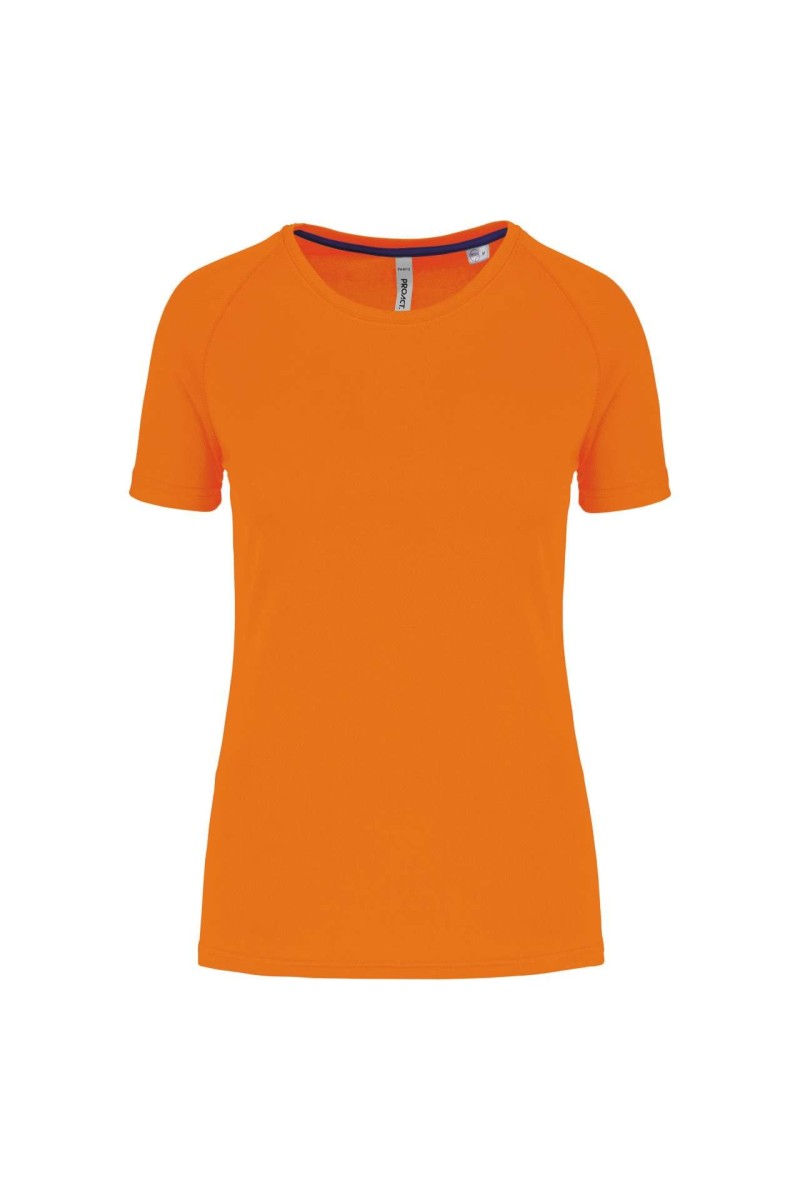 LADIES' RECYCLED ROUND NECK SPORTS T-SHIRT