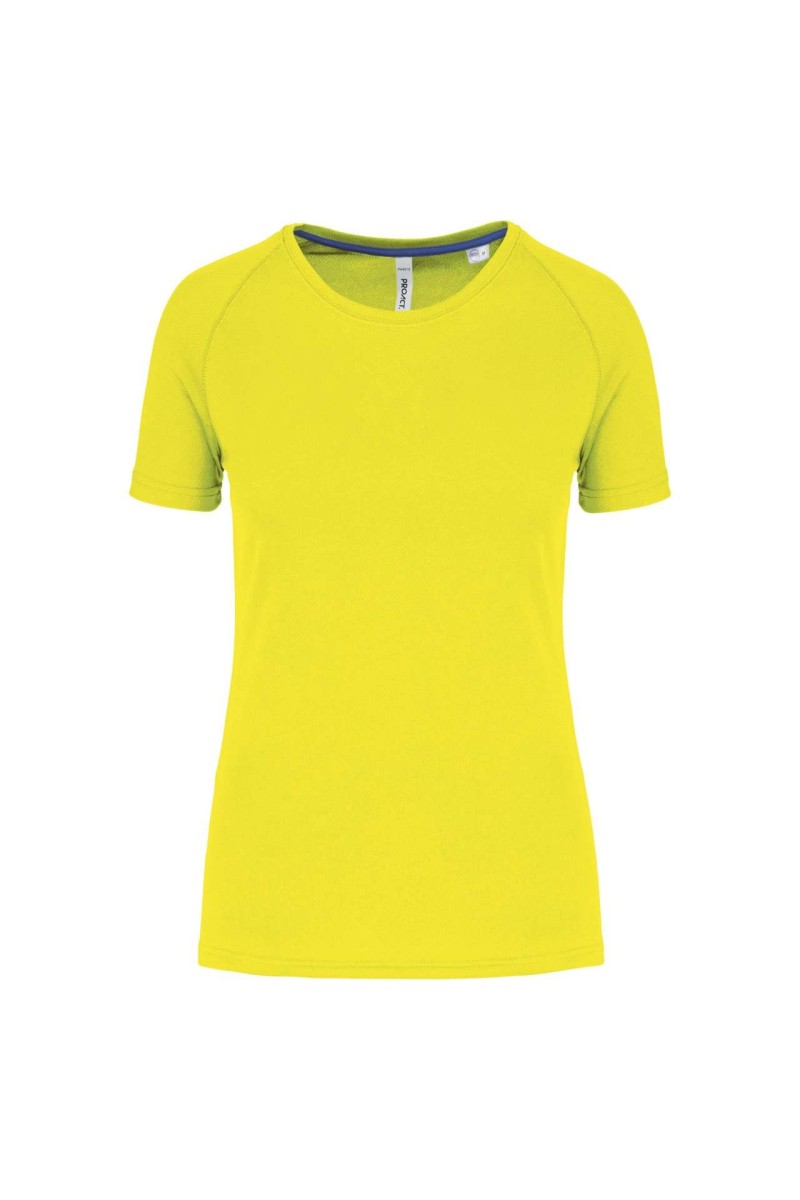 LADIES' RECYCLED ROUND NECK SPORTS T-SHIRT