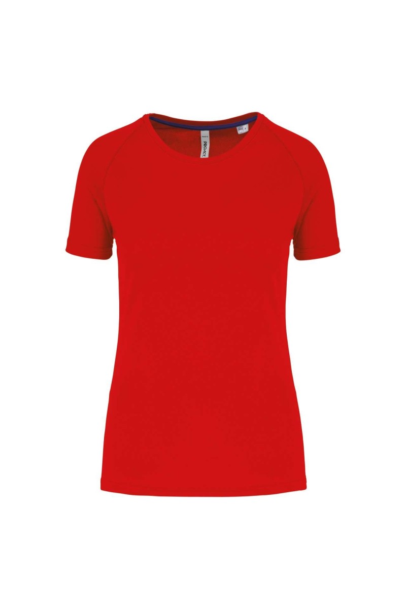 LADIES' RECYCLED ROUND NECK SPORTS T-SHIRT