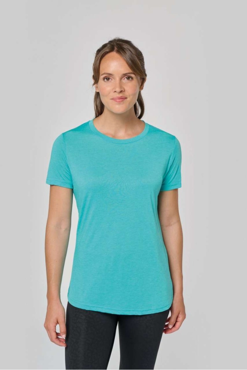 TRICOU SPORT CU GÂT ROTUND TRIBLEND PENTRU FEMEI