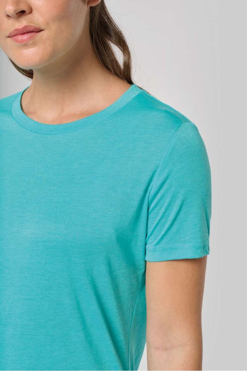 TRICOU SPORT CU GÂT ROTUND TRIBLEND PENTRU FEMEI