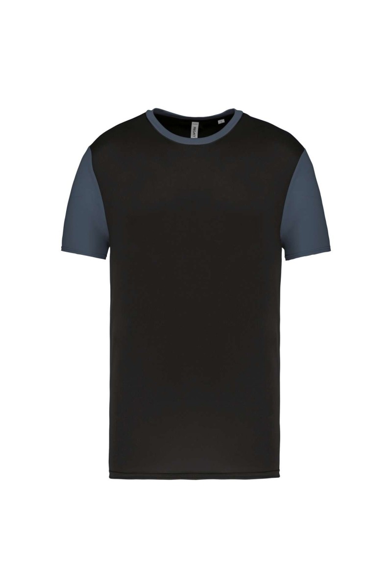 TRICOU CU MÂNECĂ SCURTĂ BICOLOR PENTRU ADULȚI