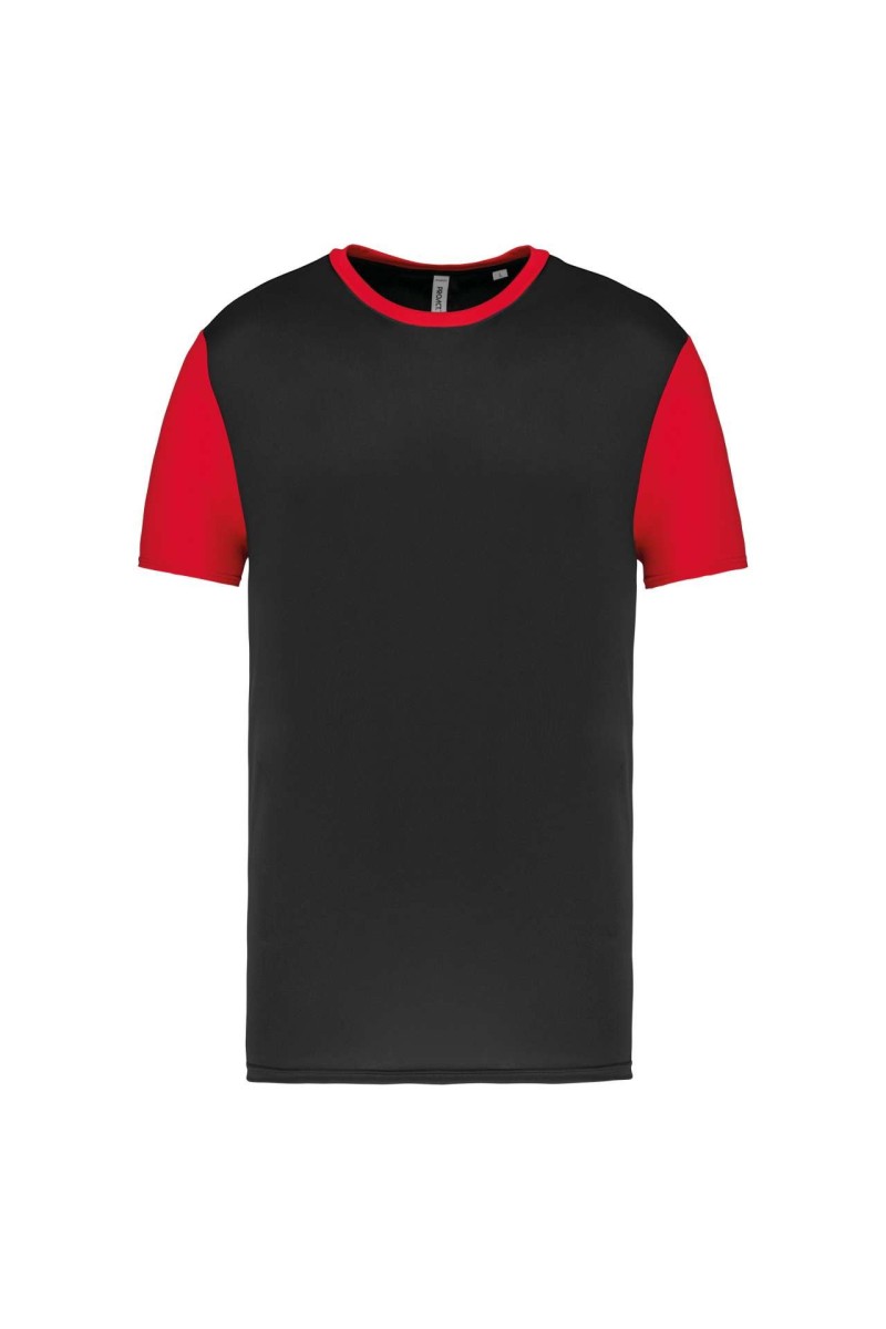 TRICOU CU MÂNECĂ SCURTĂ BICOLOR PENTRU ADULȚI