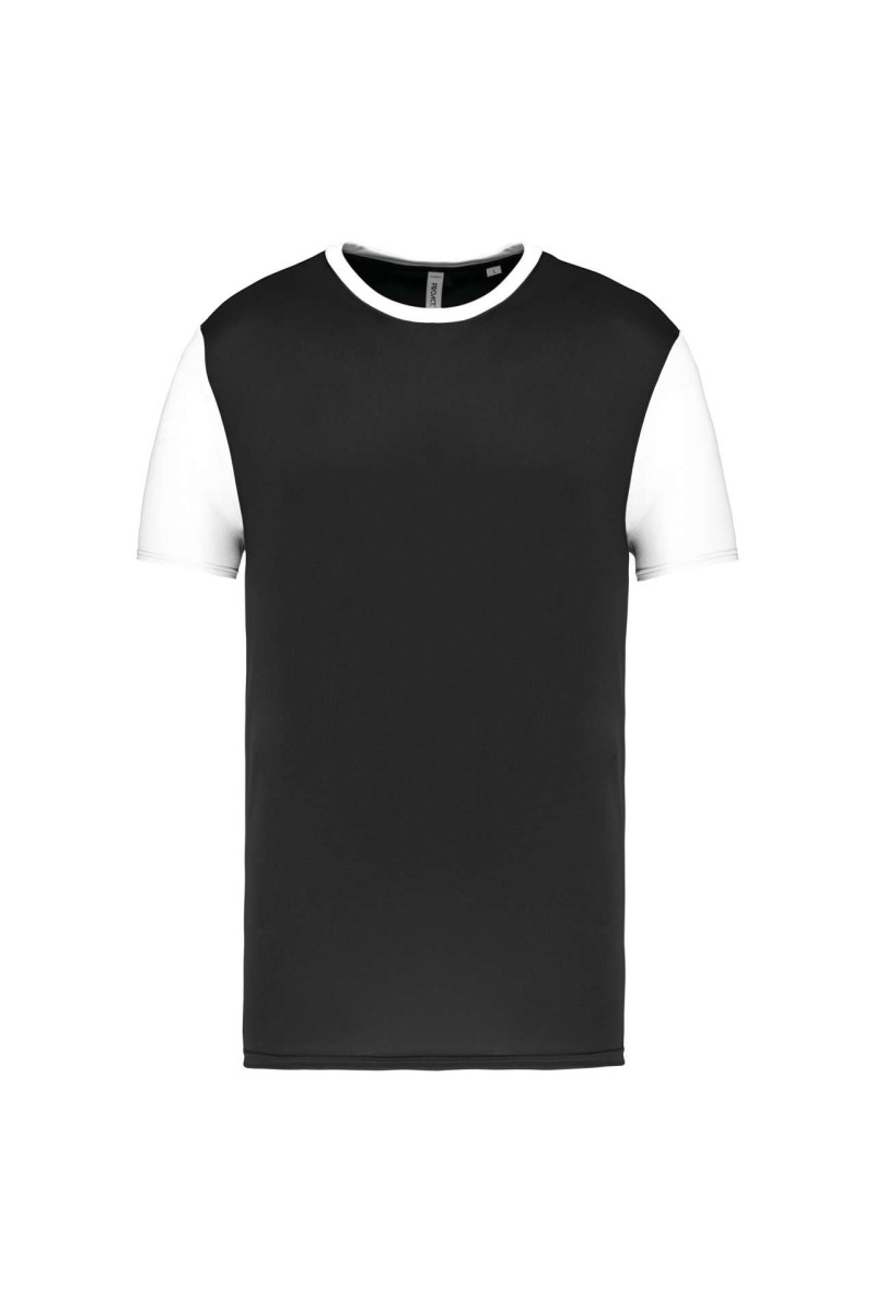 TRICOU CU MÂNECĂ SCURTĂ BICOLOR PENTRU ADULȚI