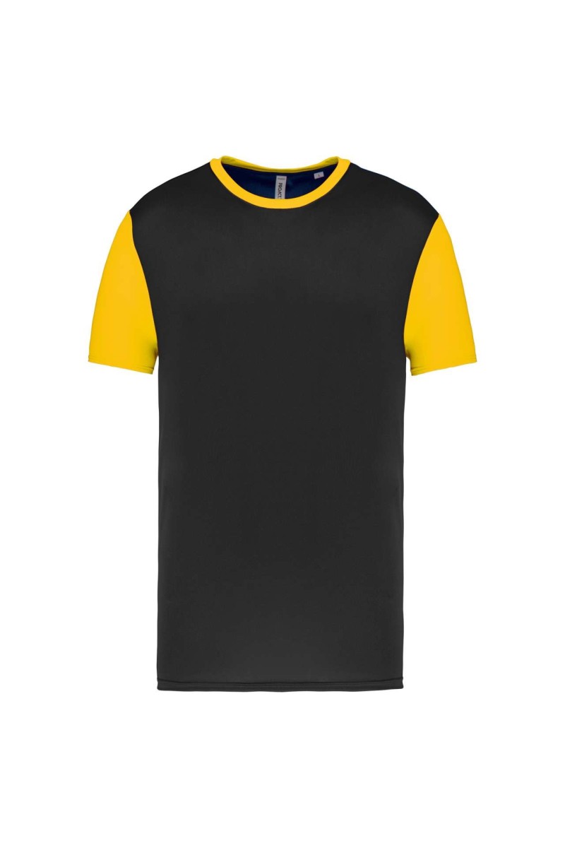 TRICOU CU MÂNECĂ SCURTĂ BICOLOR PENTRU ADULȚI