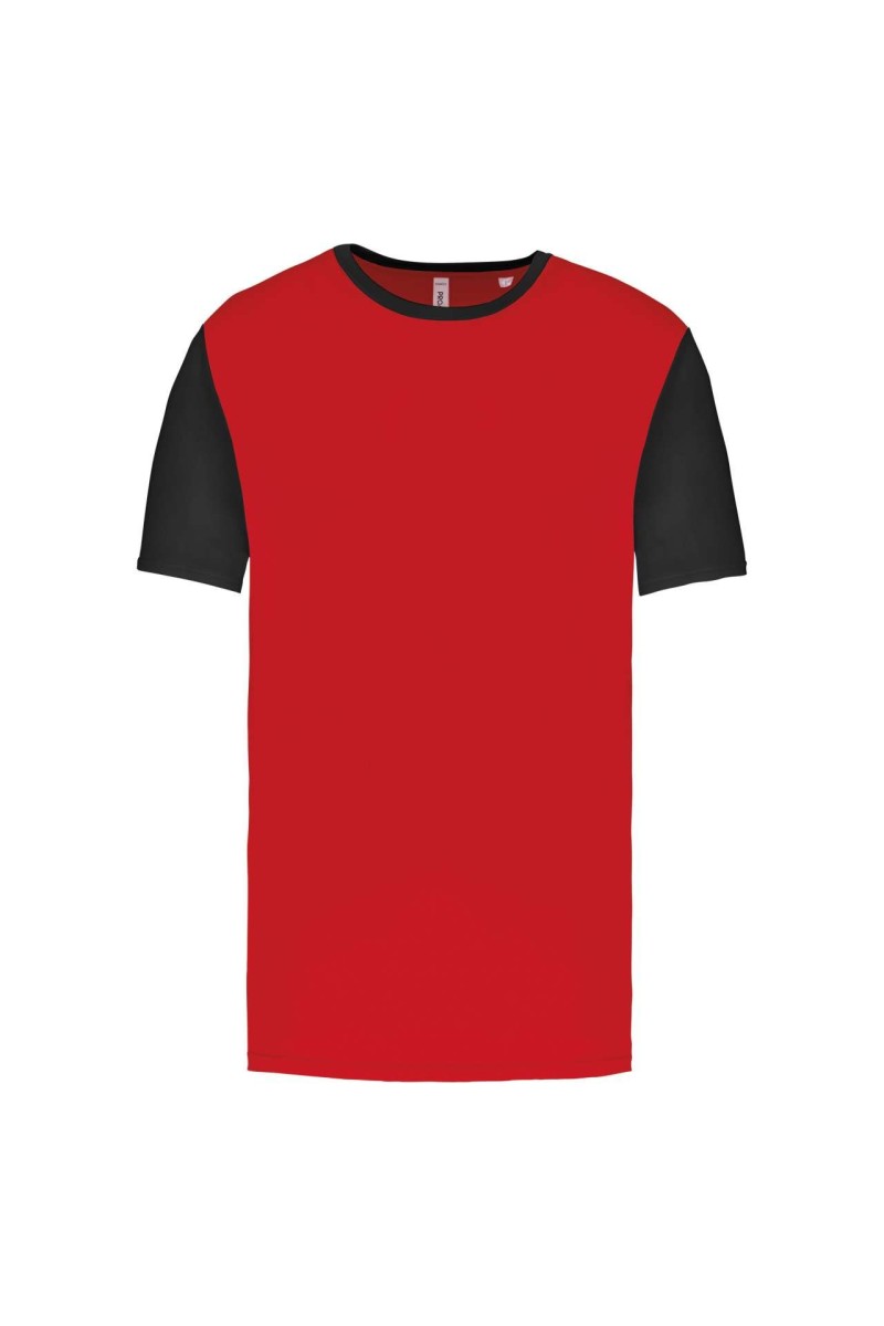TRICOU CU MÂNECĂ SCURTĂ BICOLOR PENTRU ADULȚI