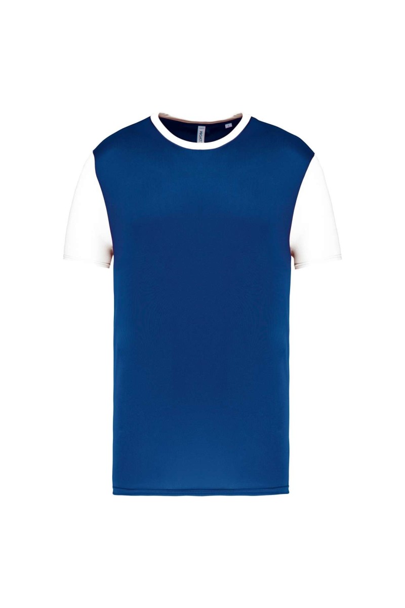 TRICOU CU MÂNECĂ SCURTĂ BICOLOR PENTRU ADULȚI